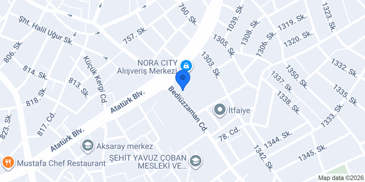 Nora City Oto Yıkama konumu
