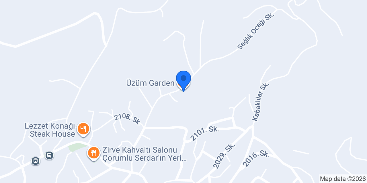 Üzüm Garden konumu