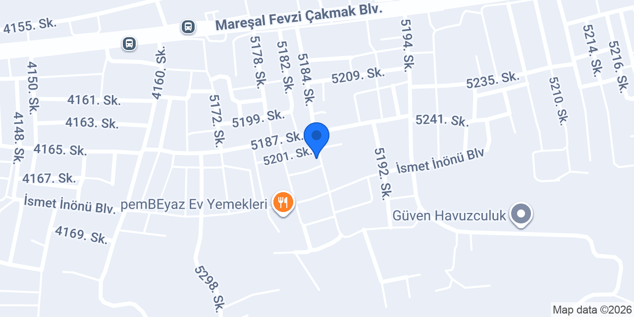 DEFNE VİLLA konumu