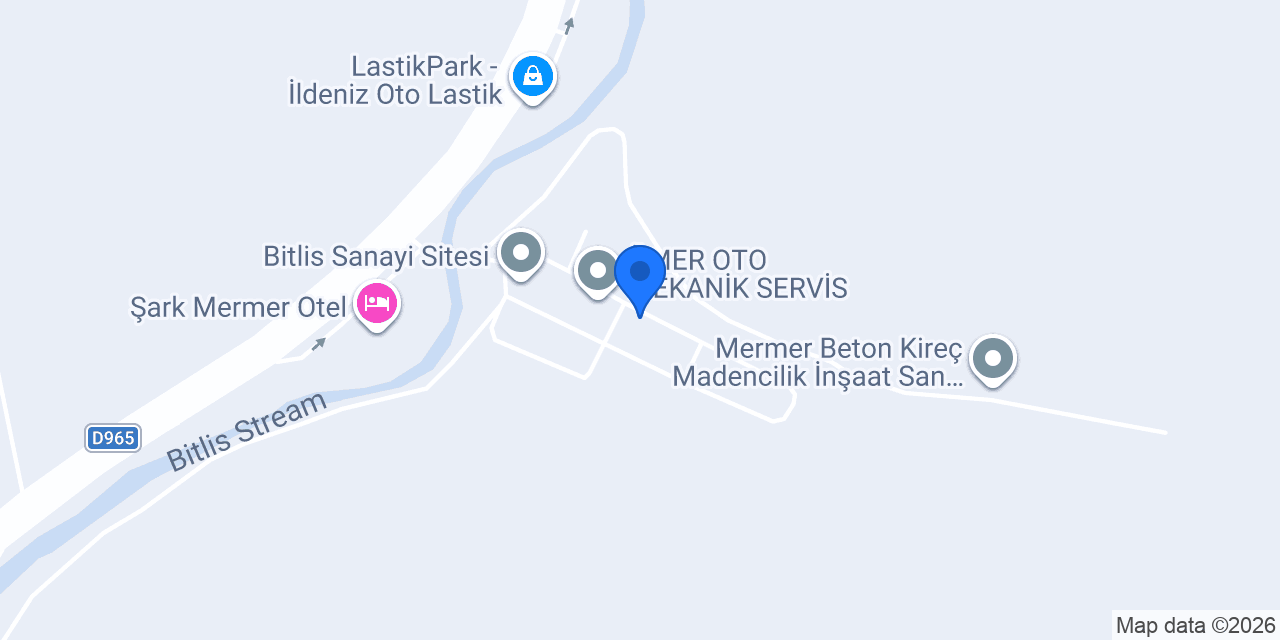 SAMET OTO TAMİR BİTLİS konumu