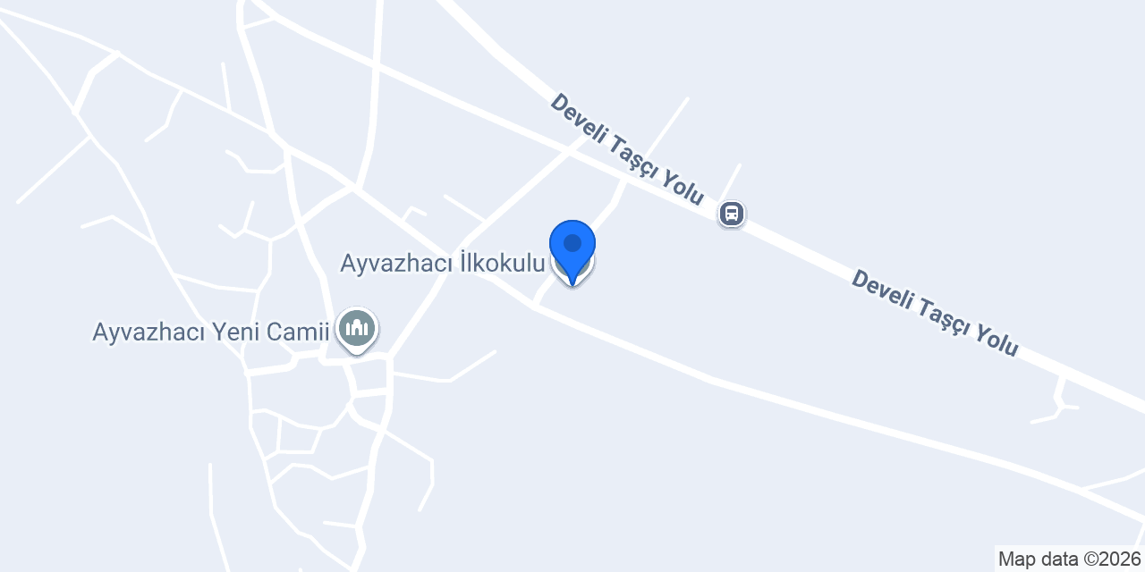 Ayvazhacı İlkokulu konumu