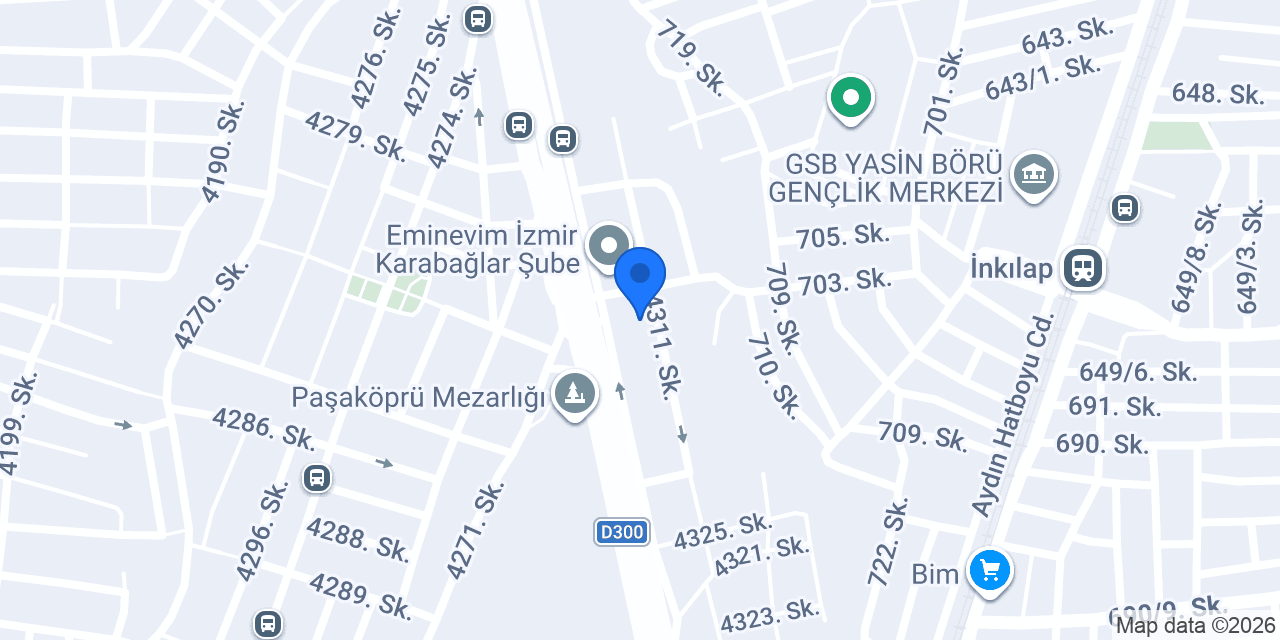 Egeraf İmalathane konumu