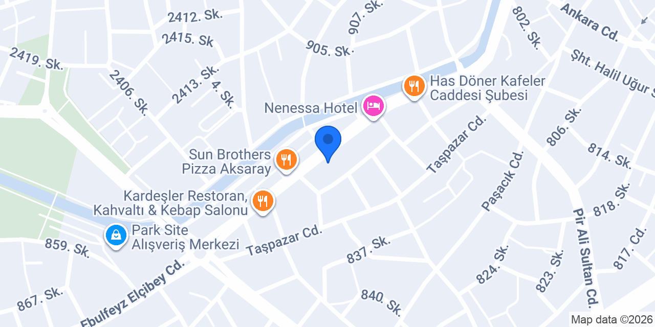 Domino's Pizza Aksaray Merkez konumu