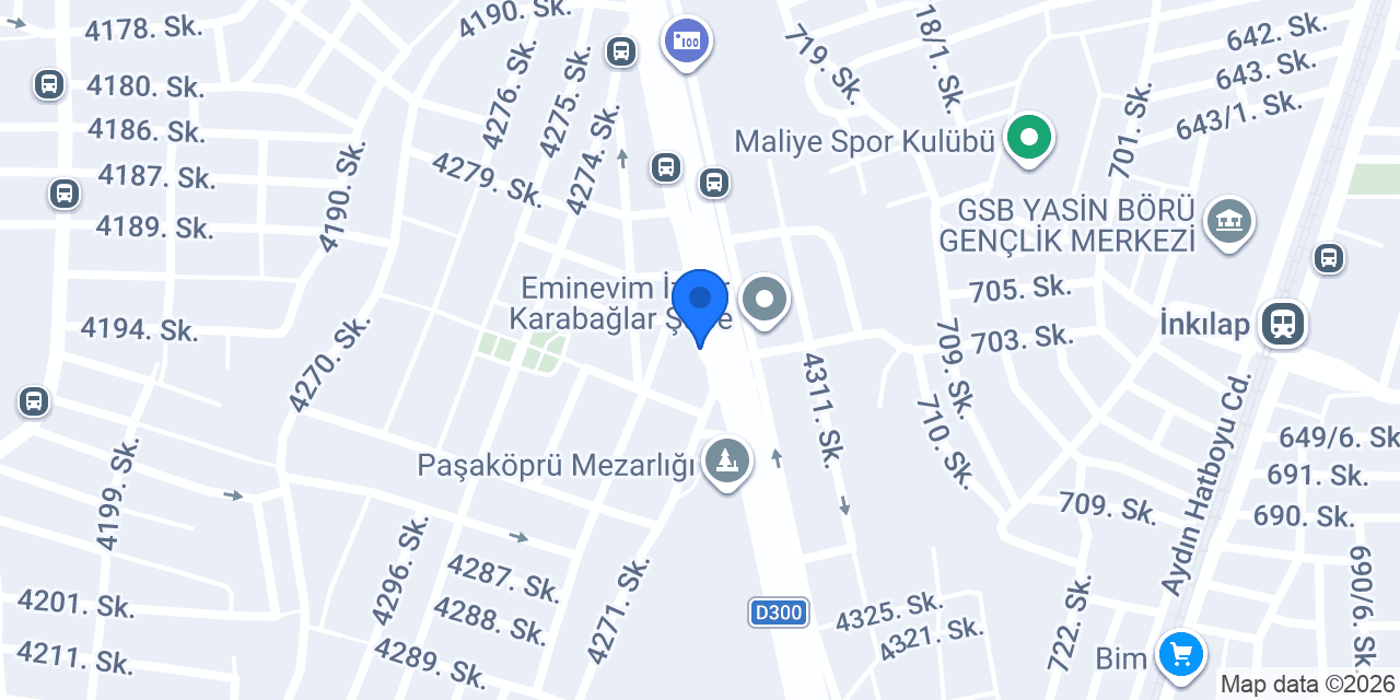 Özyer Hukuk Bürosu konumu