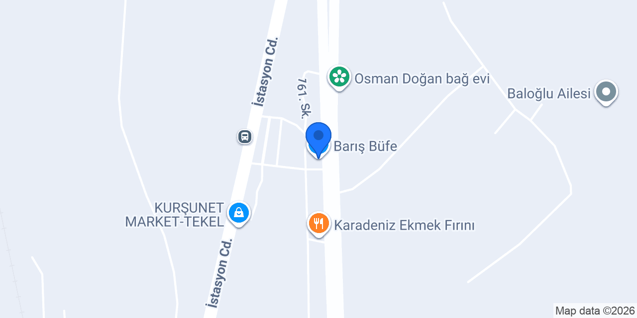 Barış Büfe konumu