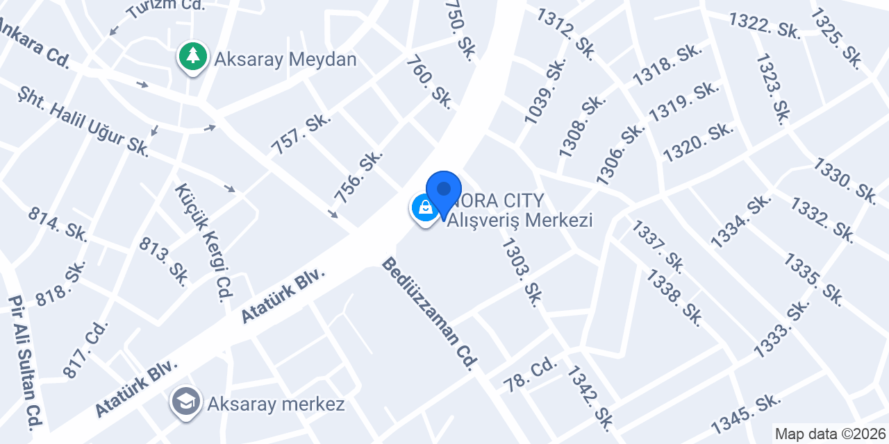 AKSARAY DENİZ MEDYA konumu