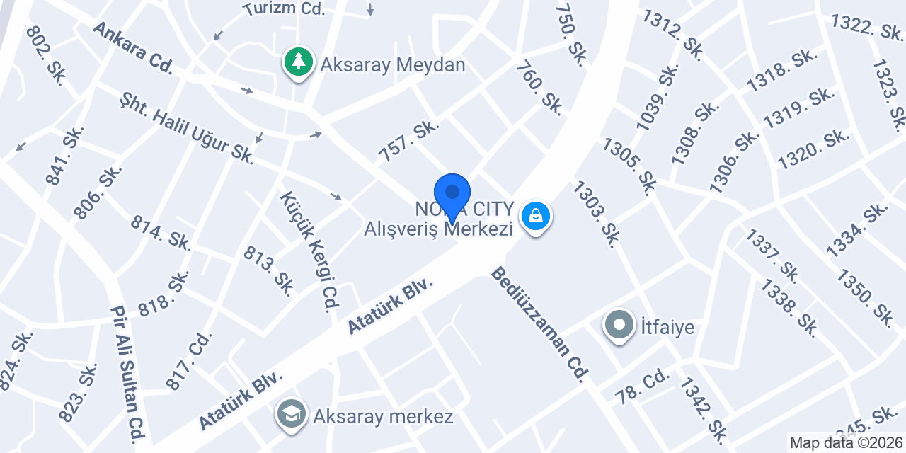 Maydonoz Döner Aksaray konumu