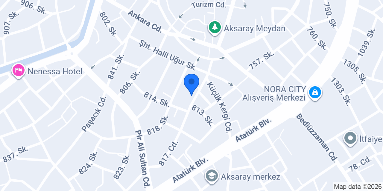 Özgün Aksaray Yapı Denetim konumu