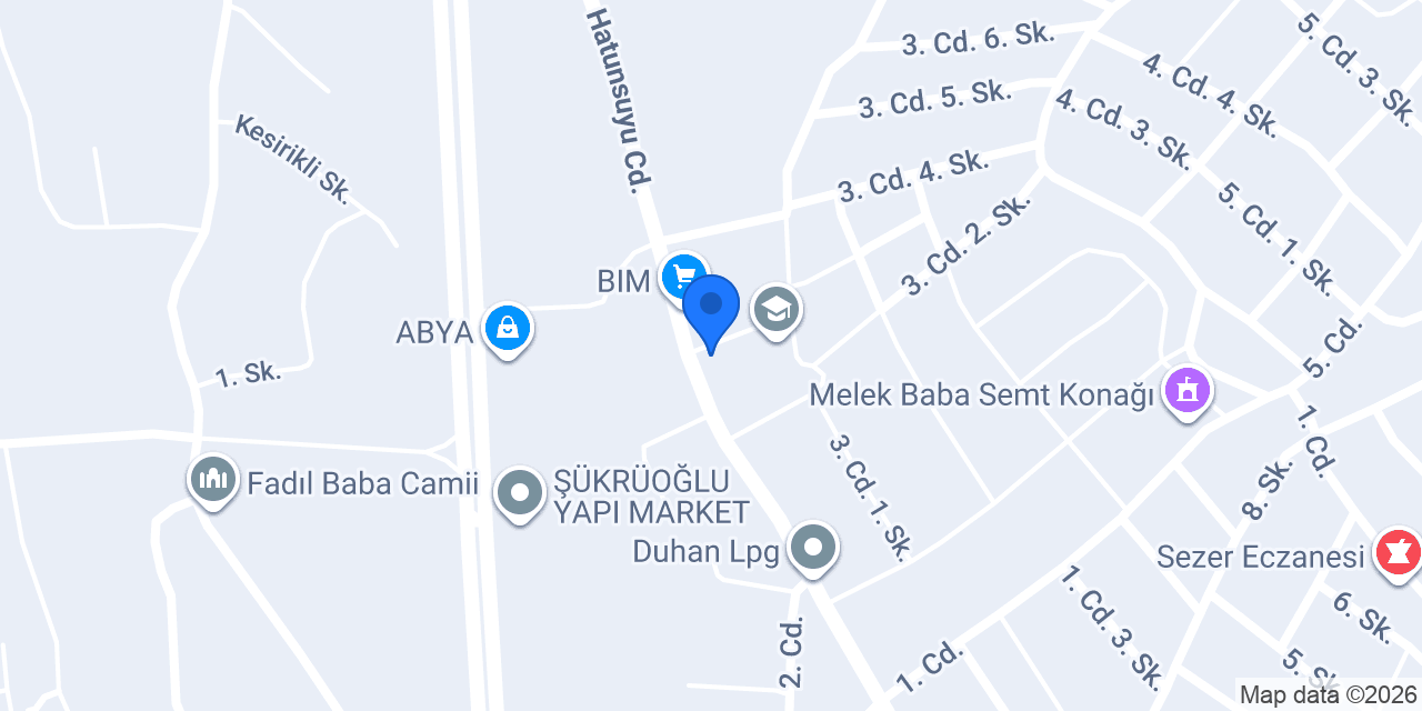 Yeşilyurt Halı Yıkama konumu