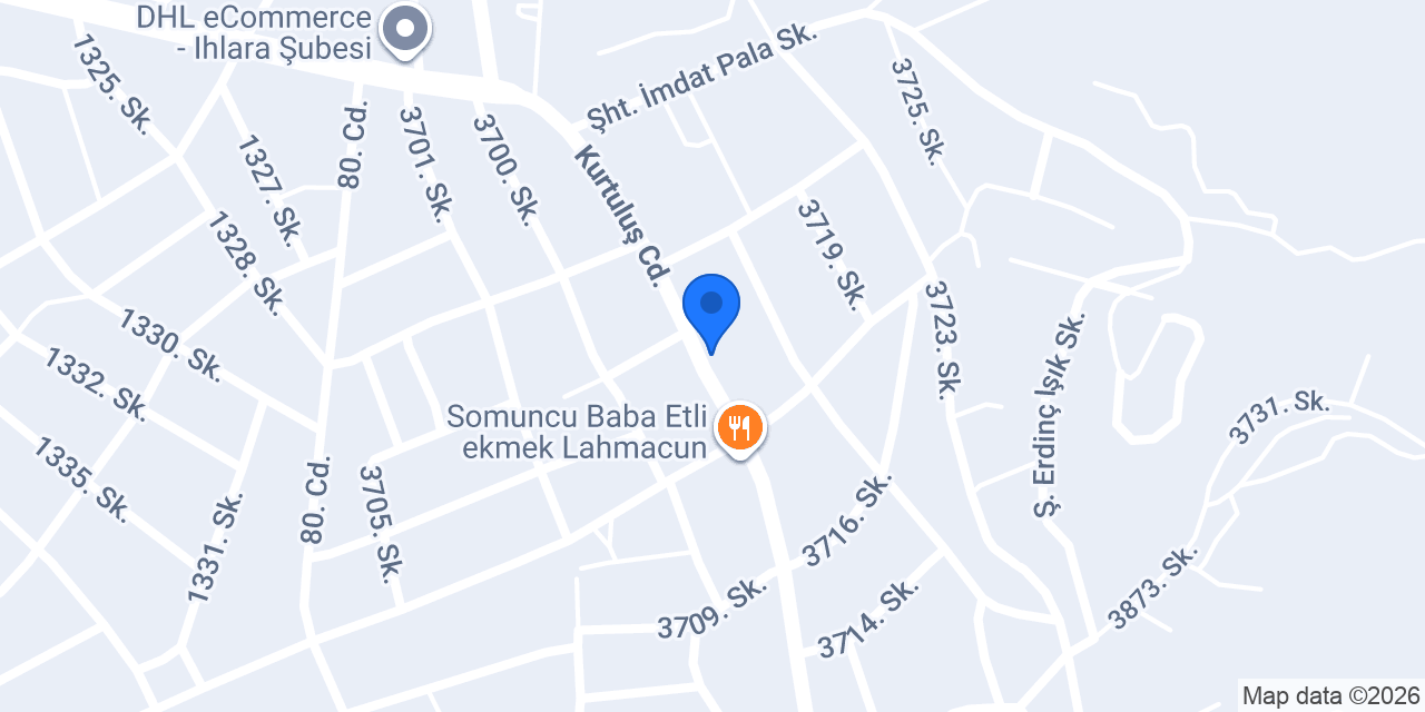 Kalkan Sıhhi Tesisat konumu