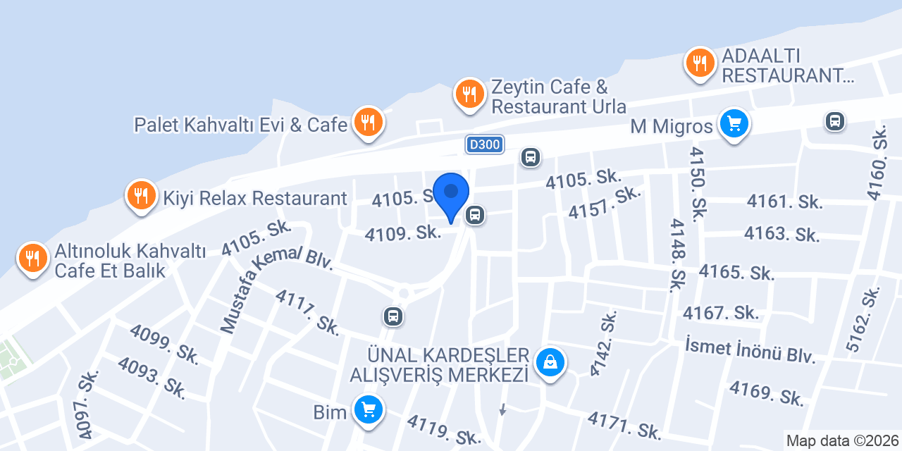 Alkan Emlak Urla konumu