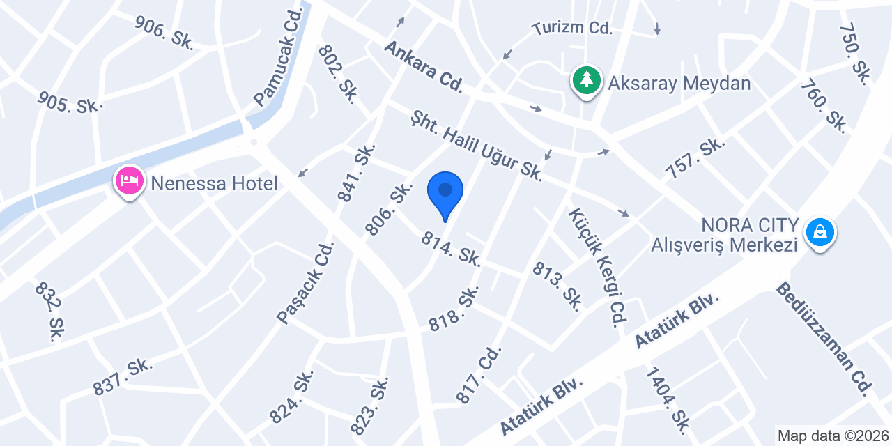 Tunç Dijital Aksaray konumu