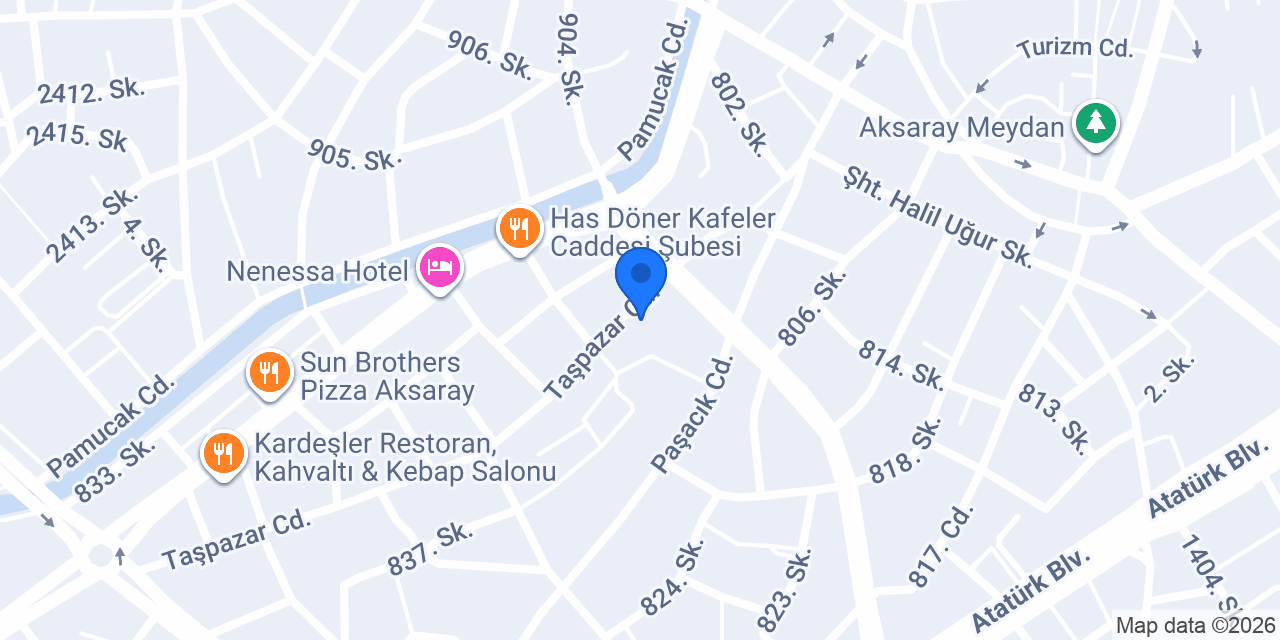 Trafik Sürücü Kursu-Aksaray konumu