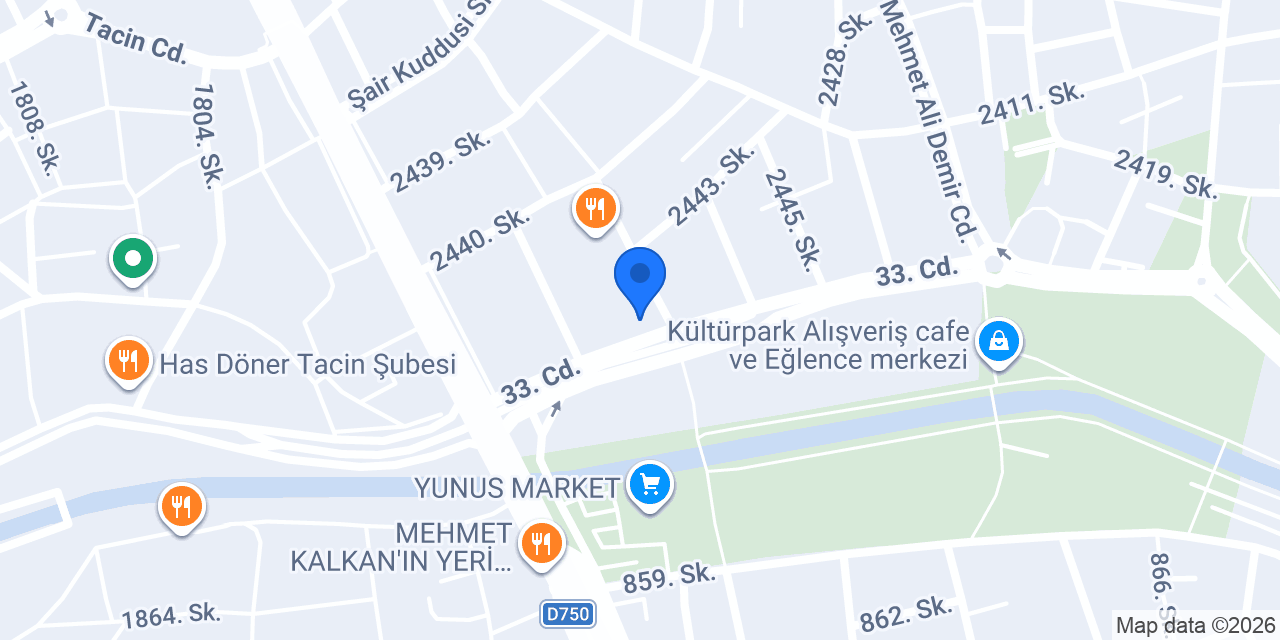 Aksaray Özmenler Mobilya konumu