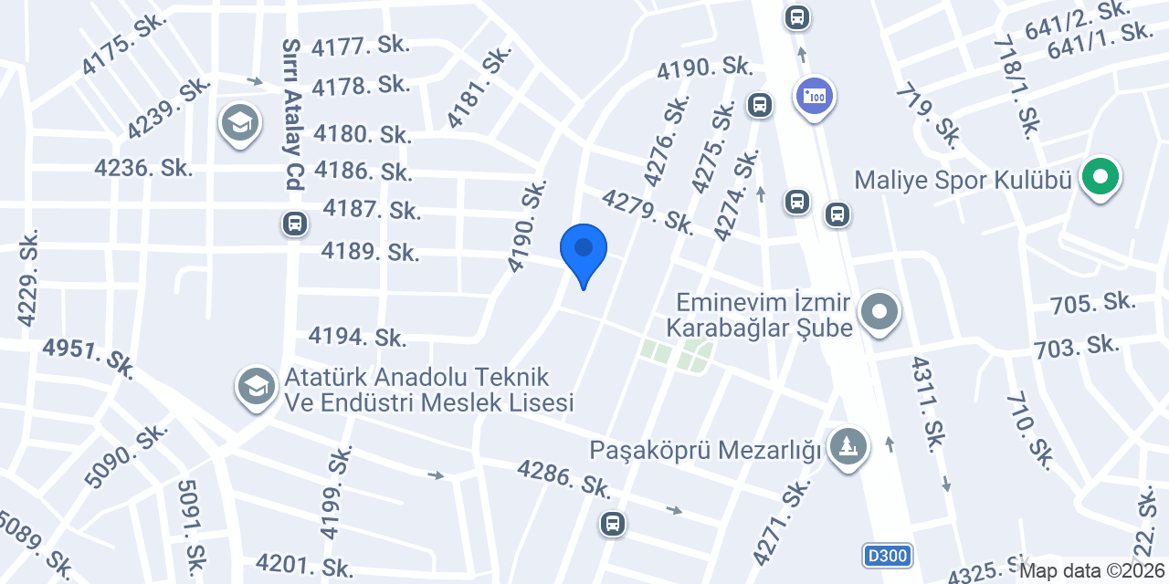 Dekoryum İzmir Yapı Dekorasyon konumu