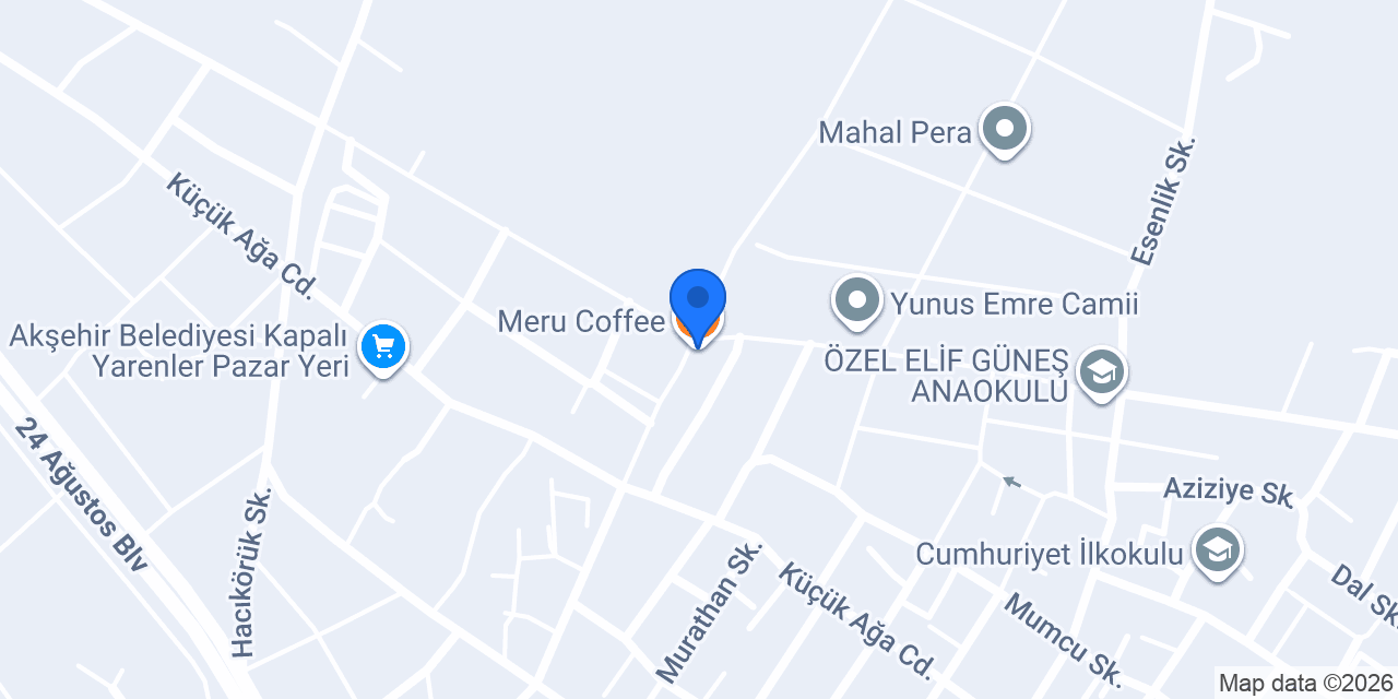Meru Coffee konumu