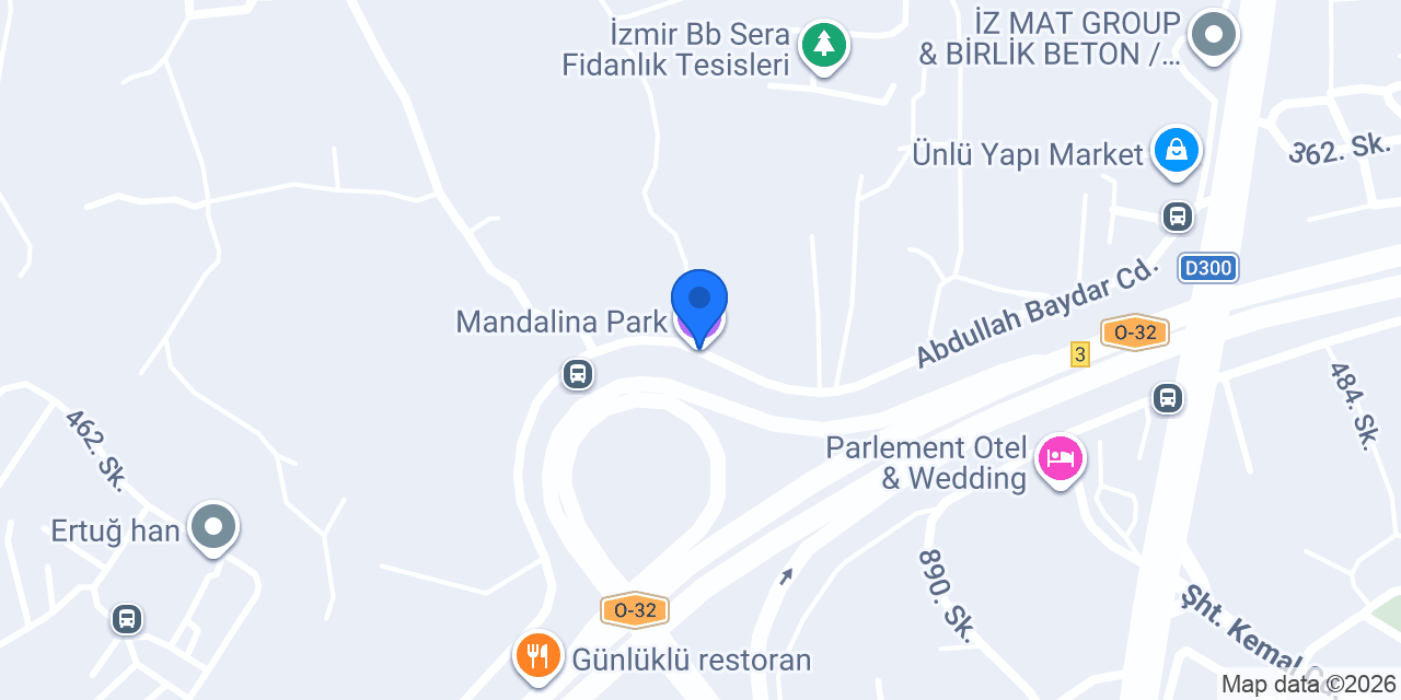 Mandalina Park konumu