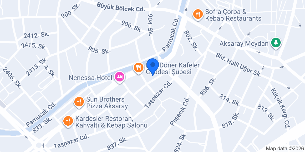 Yaşam Apart Otel konumu