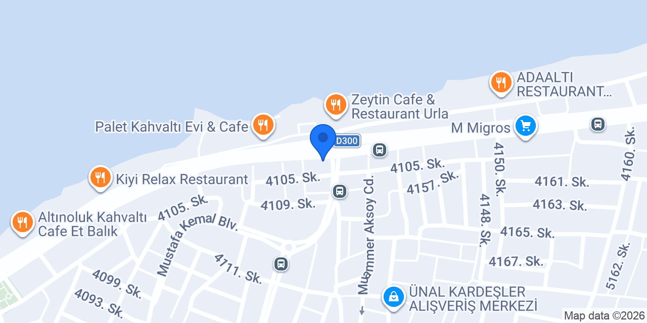 Klinik Urla konumu