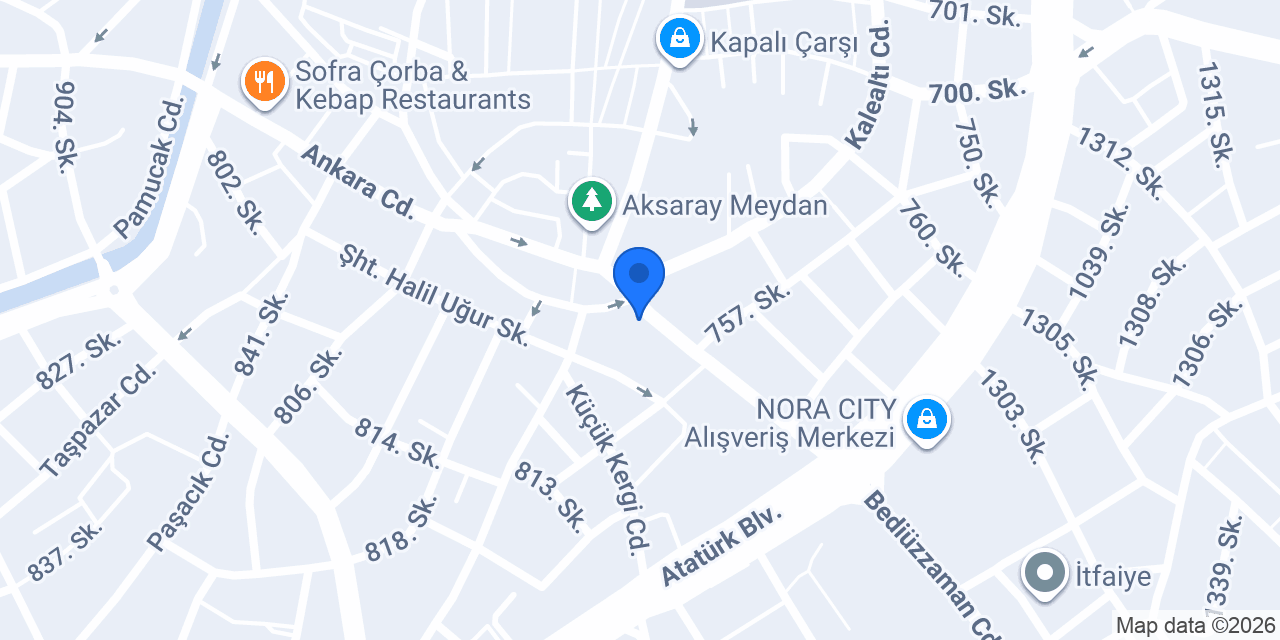 Saray Pide ve Börek Salonu konumu