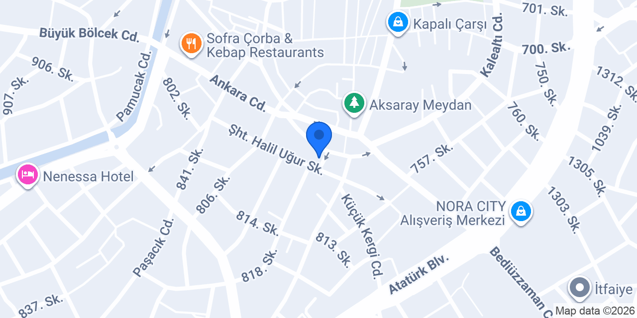 Bilge Sürücü Kursu konumu