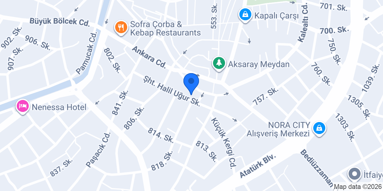 Nura Doğru Turizm - Hac ve Umre Organizasyonu - AKSARAY konumu