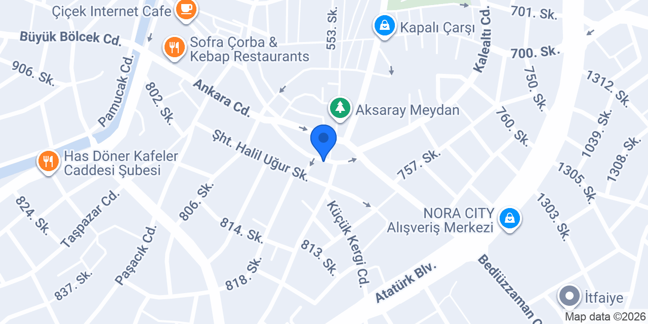Aker Sürücü Kursu konumu
