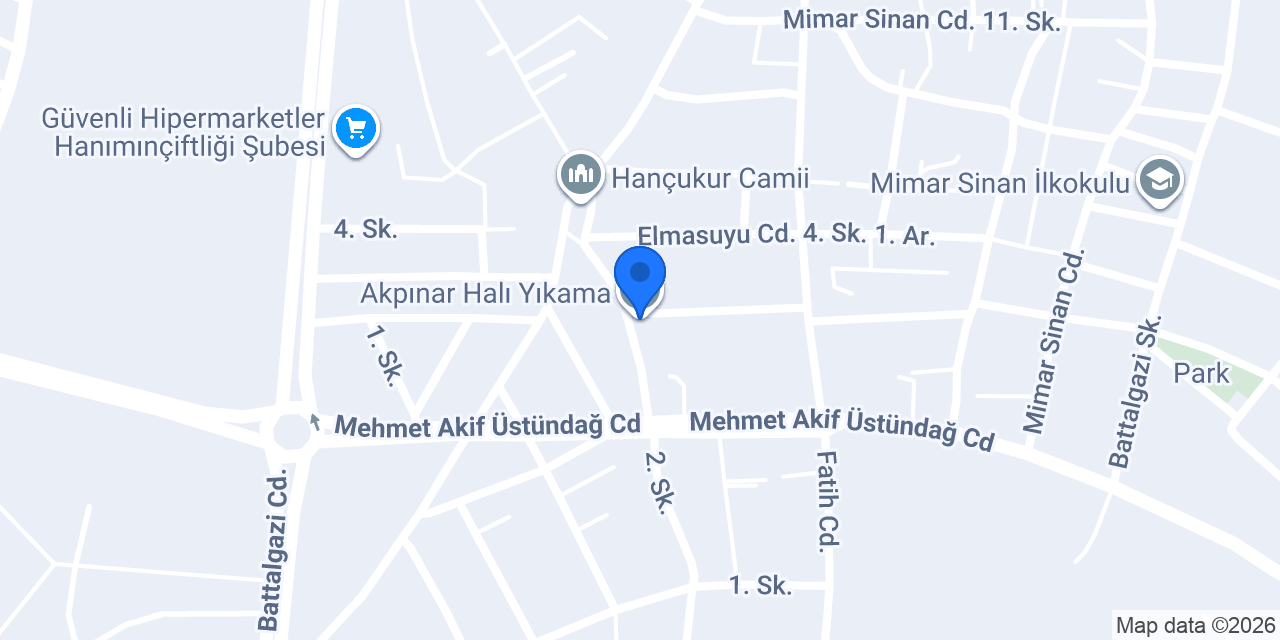 Akpınar Halı Yıkama konumu