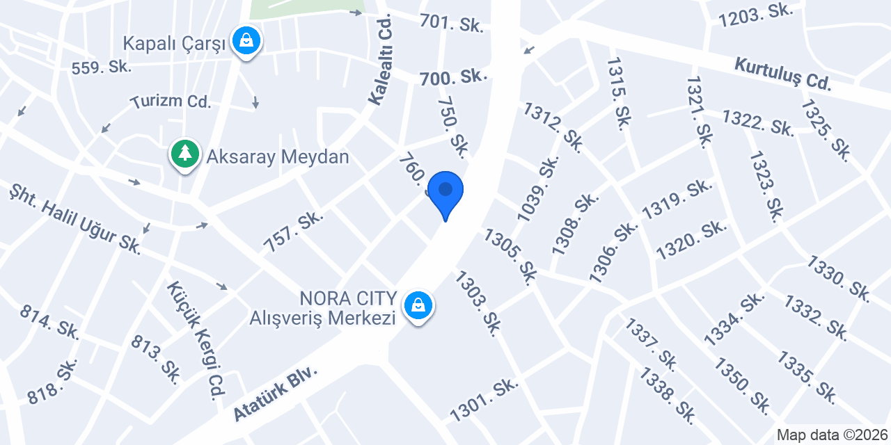 Bütevler Boya Market konumu