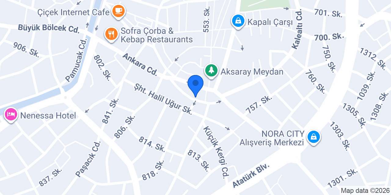 CTN Mimarlık konumu