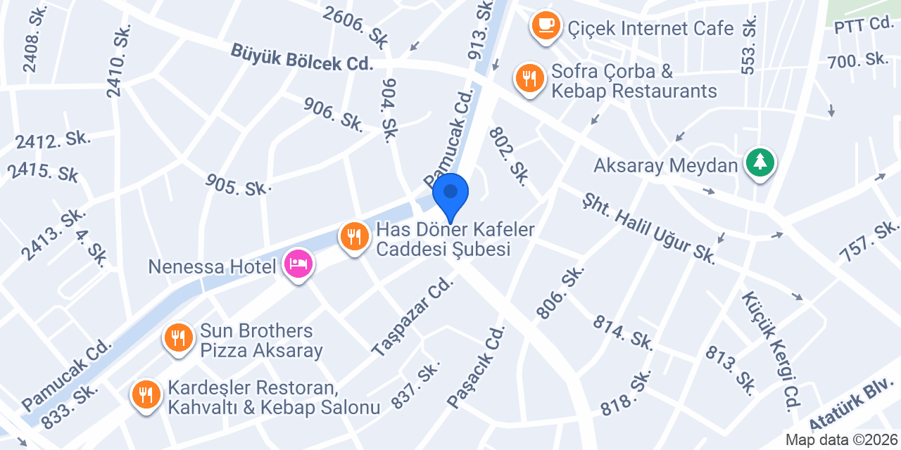 Andıçbey Ticaret Ofisi konumu