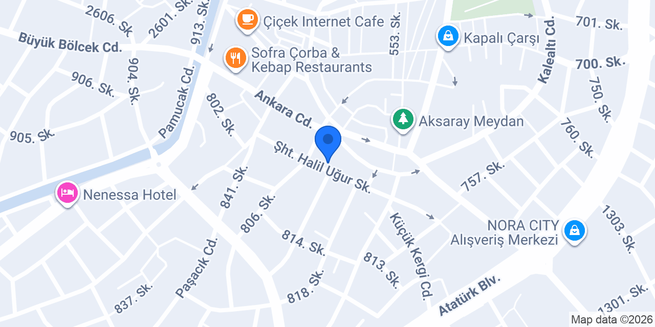 GÜVENÇ MOBİLYA DTM konumu