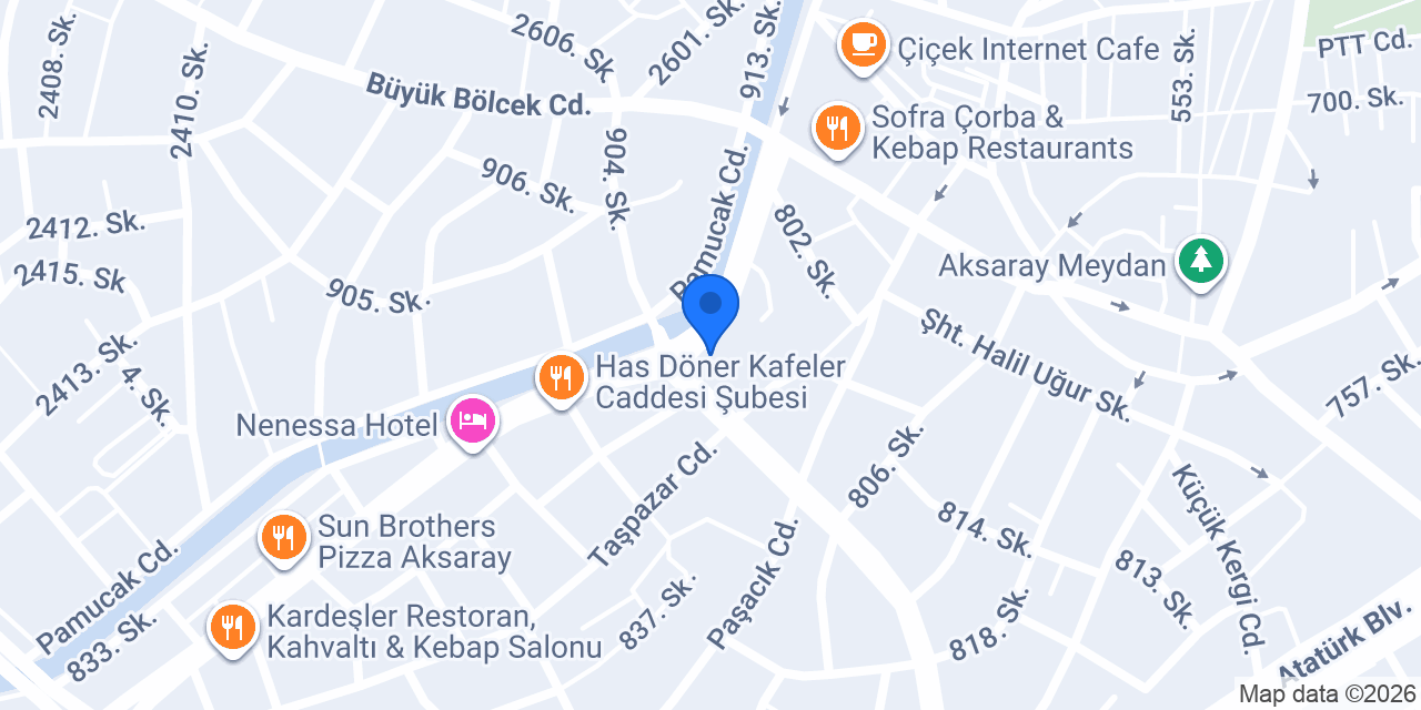 CineGo Aksaray konumu