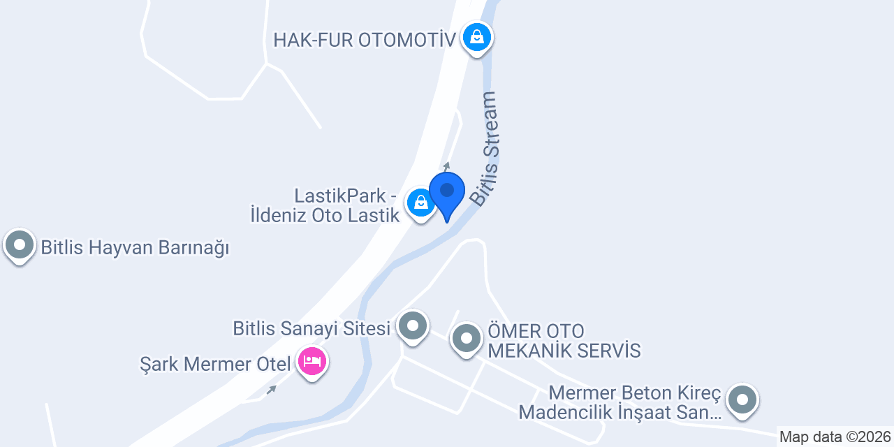 BİTLİS OTO ELEKTİRİK konumu