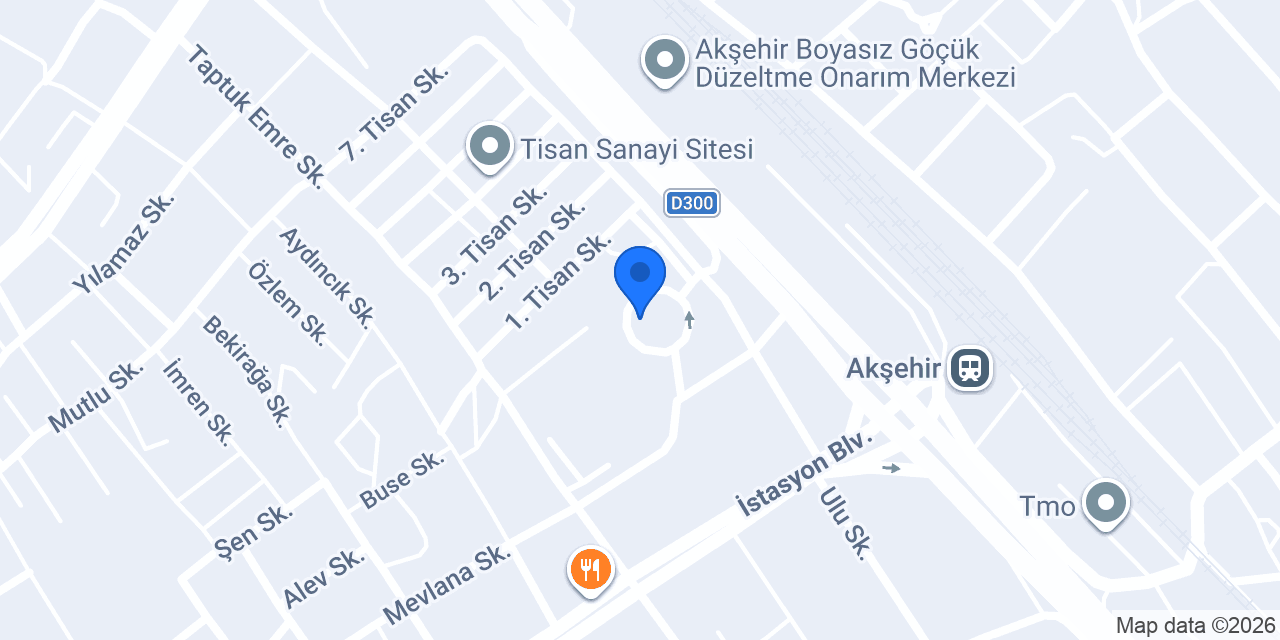 Kontur Turizm Akşehir Şubesi konumu
