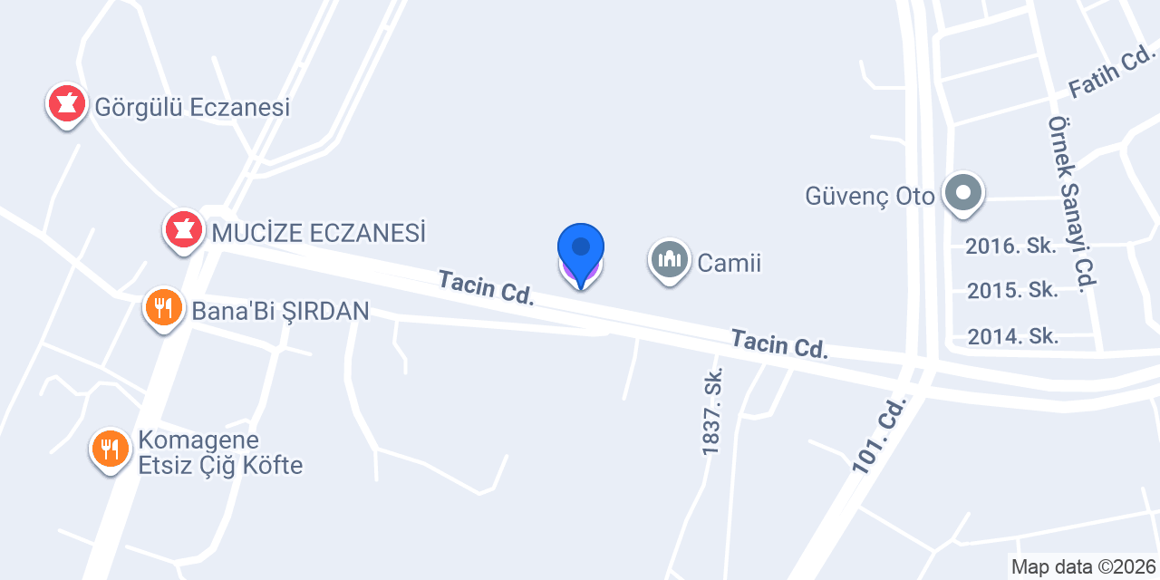 Aksaray Belediyesi Hasta Yakınları Konuk Evi konumu