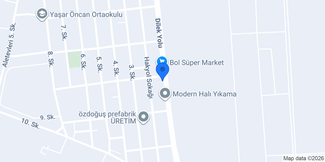 Nasip pide fırını konumu