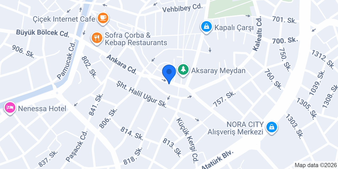 Diyarbakır Tatlı Salonu konumu