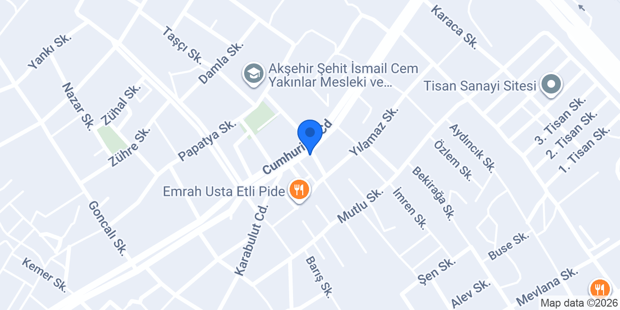 Karayolları 32. Şube Şefliği konumu