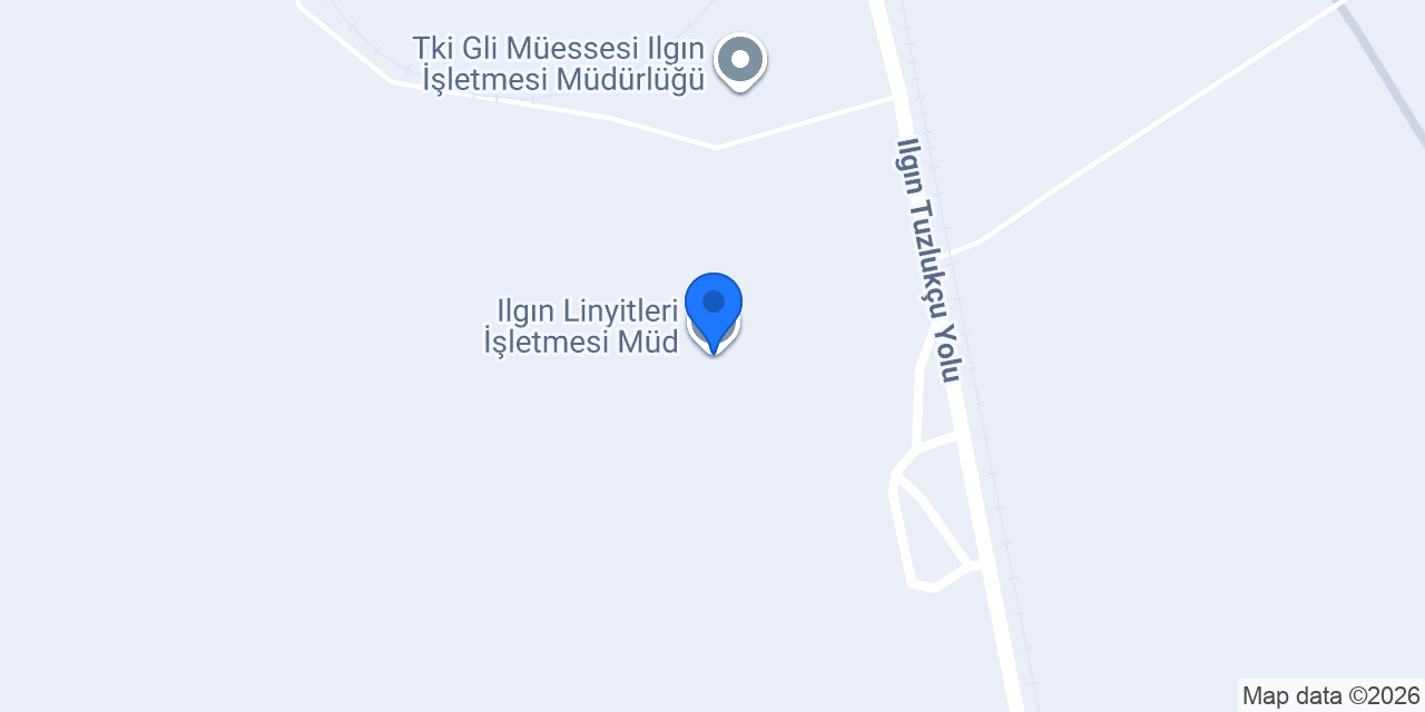 Ilgın Linyitleri İşletmesi Müd. konumu