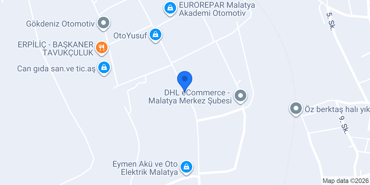 Güven-İş Metal & Malatya Profil Boru konumu