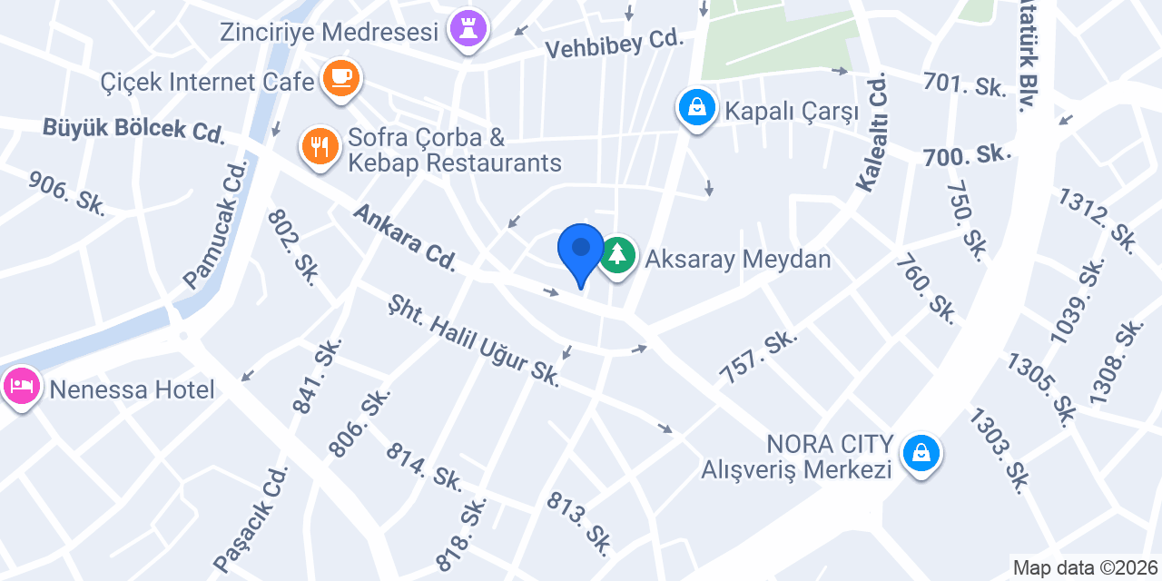 Diş Hekimi İlknur Emine ÖZDEMİR konumu
