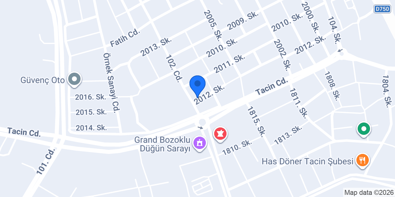 Kaptanoğlu Mobilya Aksaray konumu