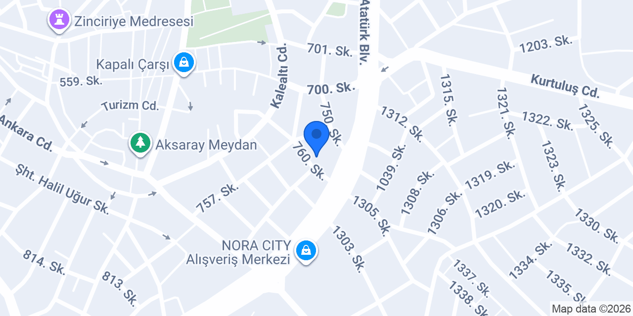 Molart Atölye Cafe konumu