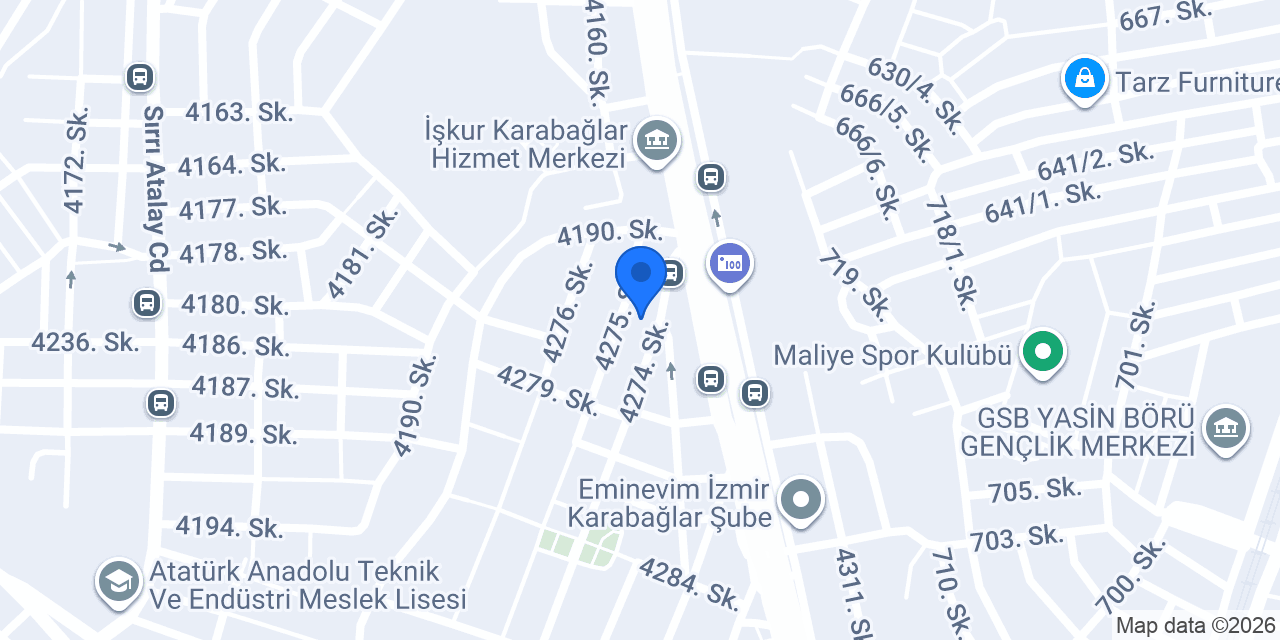 Bahar Matbaa konumu