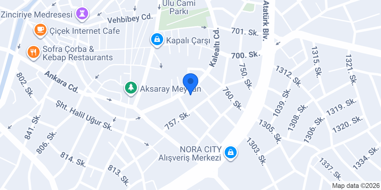 AR Sürücü Kursu konumu