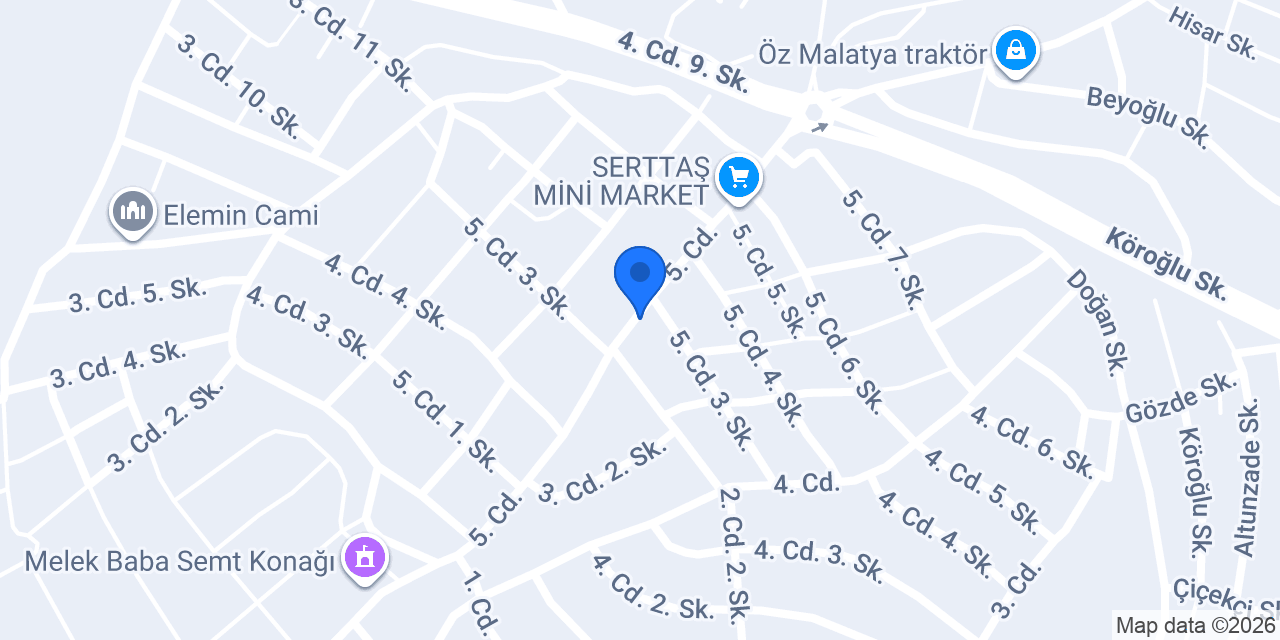 İnci Makina konumu