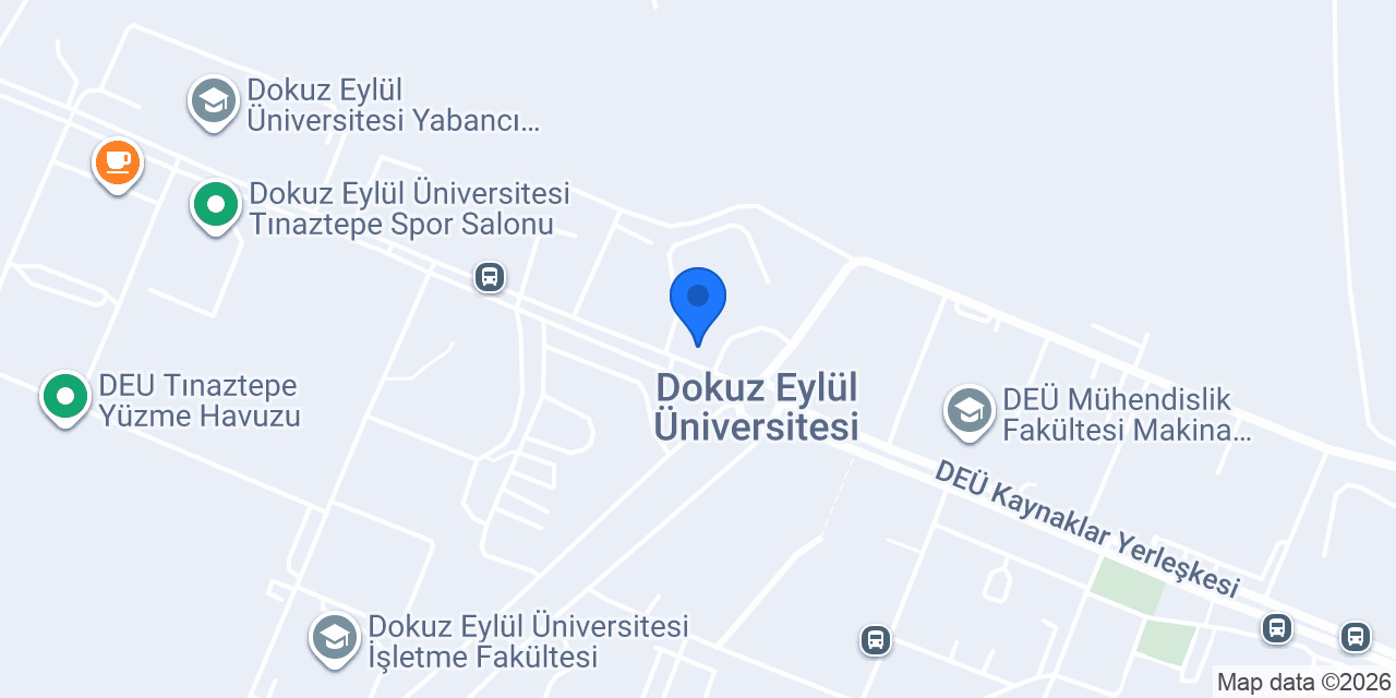 Ptt-dokuz Eylül Üniversitesi Tınaztepe Yerleşkesi Şubesi konumu