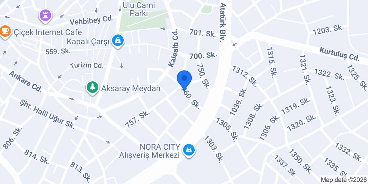 Nur kuru temizleme konumu