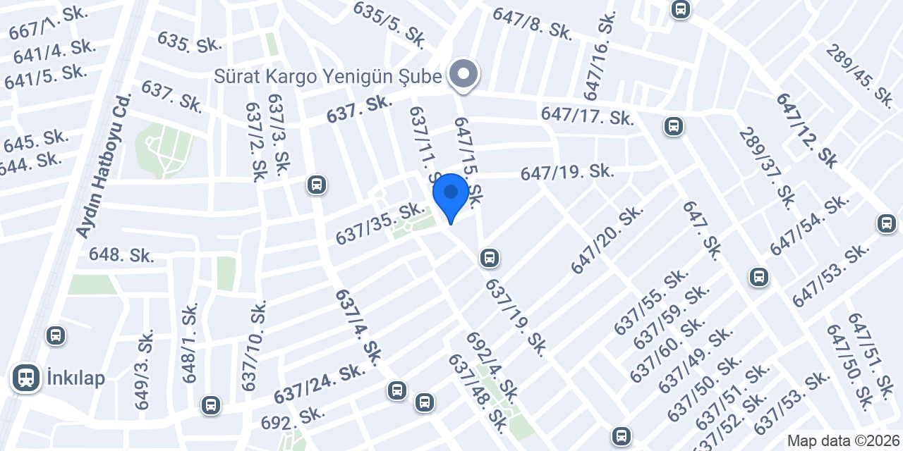 Yeşilbağlar Mahallesi Muhtarlığı konumu